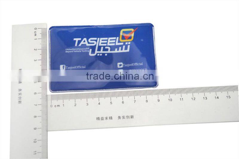 Plastic CMYK Printing Name Card Holder