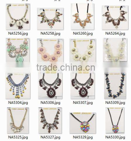 zinc alloy statement choker women chunky necklaces