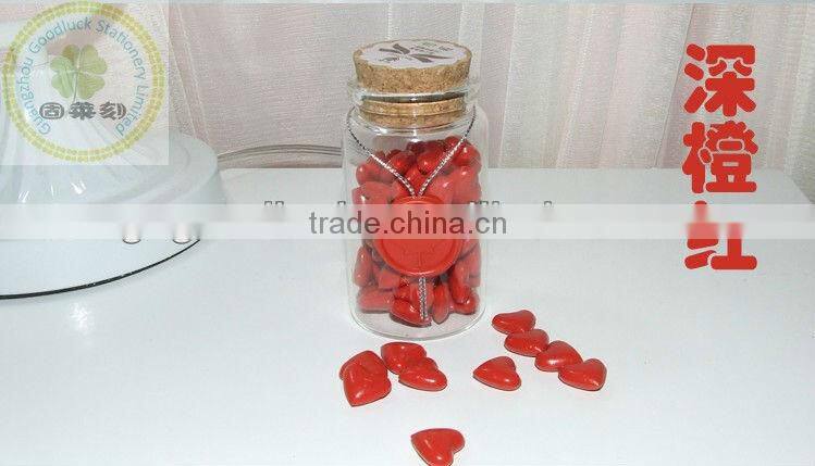 Various color sealing wax bean