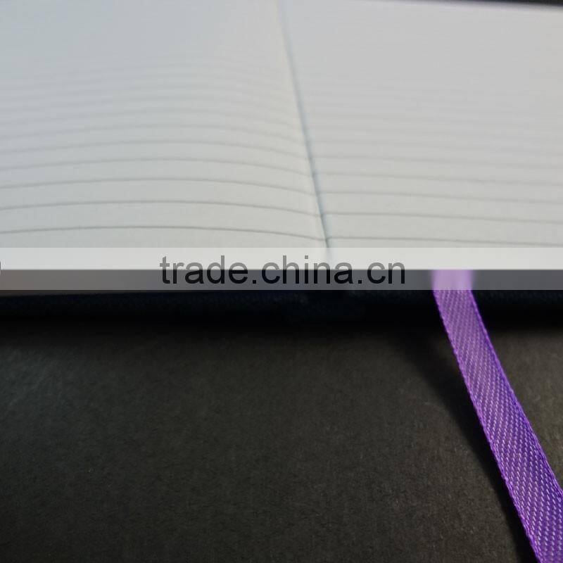 fashion color stripe canvas write note book