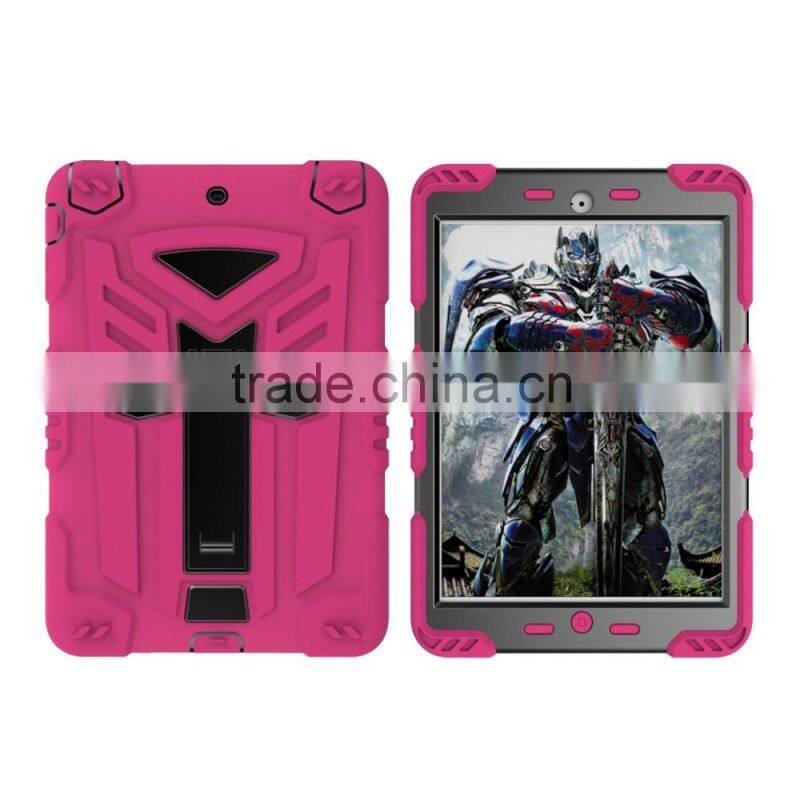 New arrived kidsproof autobot tab skin cover for iPad mini 7.9inch kickstand case