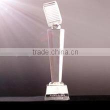 Delicacy Crystal Pen Holder With Electronic Watch