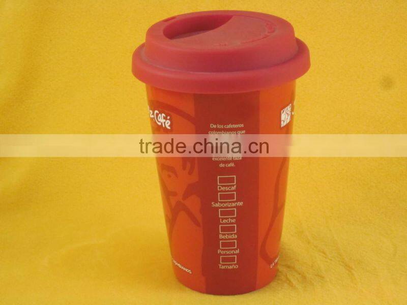 YF11027 thermo cup with silicone lid