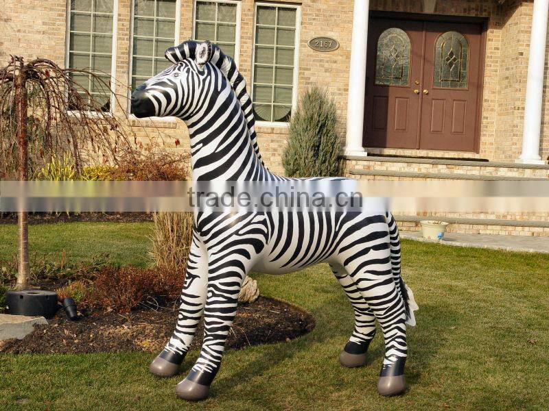Inflatable huge zebra