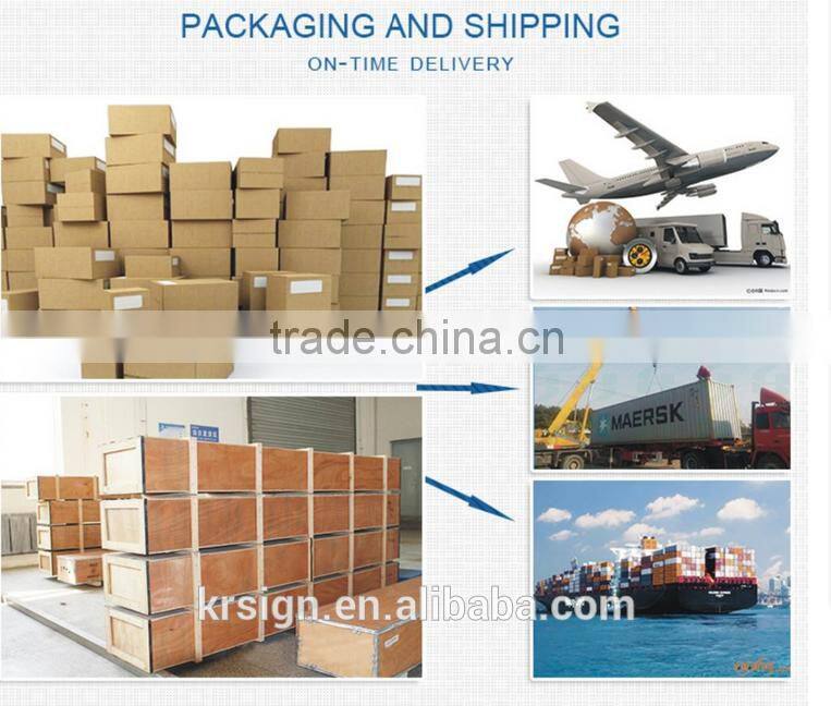 2015 waterproof large hot sales used outdoor illuminated signage acrylic led sign