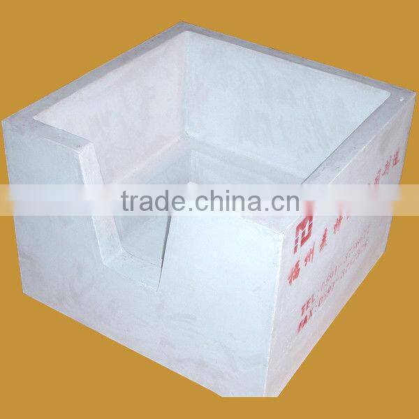 high strenth/non-sticky aluminium/long life service/prefacbricated ceramic lining