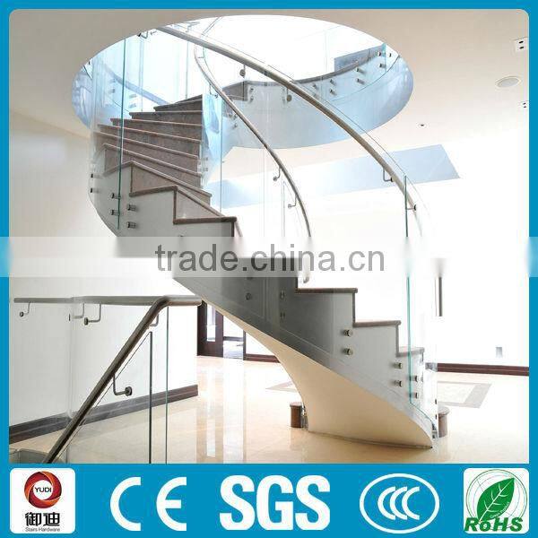fashion design helical steel staircase for indoor decor