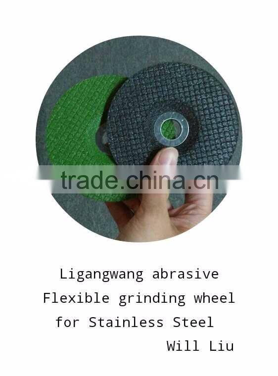 456 LG.W 4inch flexible grinding disc for polishing inox steel stone