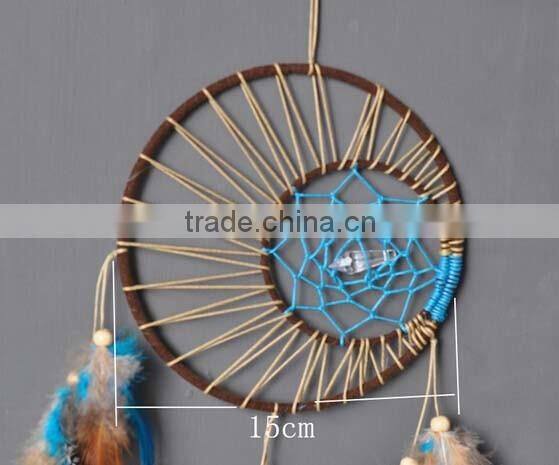 Crystal Dream Catcher Bedroom Decor, wall hanging, Lilac dream Catcher Bohemian Feather Dream Catcher Crochet Dream Catcher