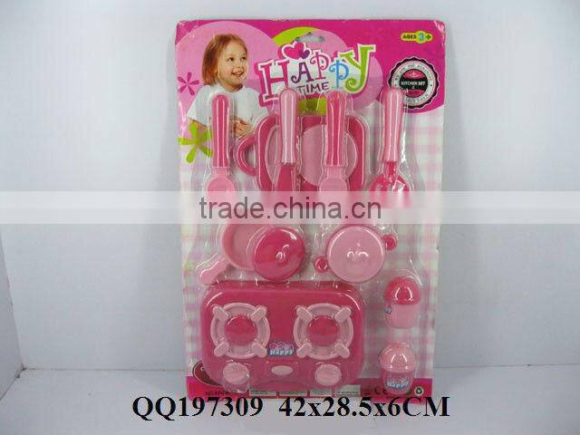 Plastic kitchen play set for kids