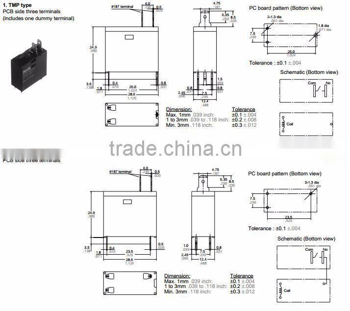 ALE75B48 48V 16A power relays 4pins high power air conditioning refrigerater