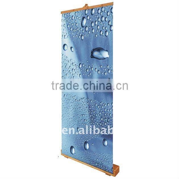 2014 Hot Sell 80*200cm Indoor Bamboo Roll up Banner