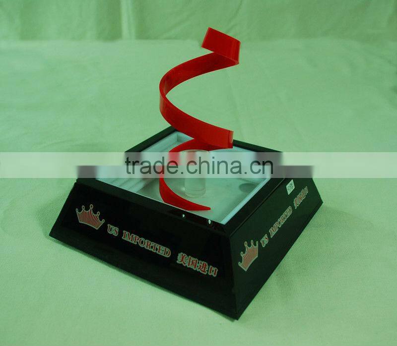acrylic led display/acrylic led display stand