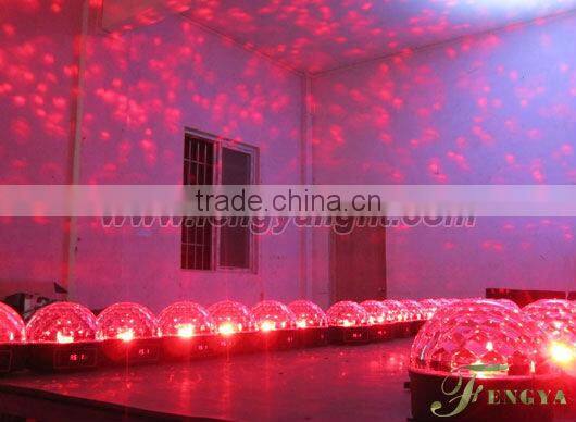 rgbw led crystal light dj lights led ball