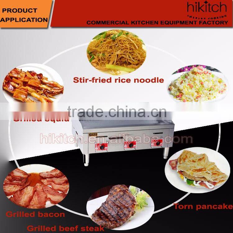 Stainless steel griddle for restaurant gas 36 griddle presto 3 burner big griddle