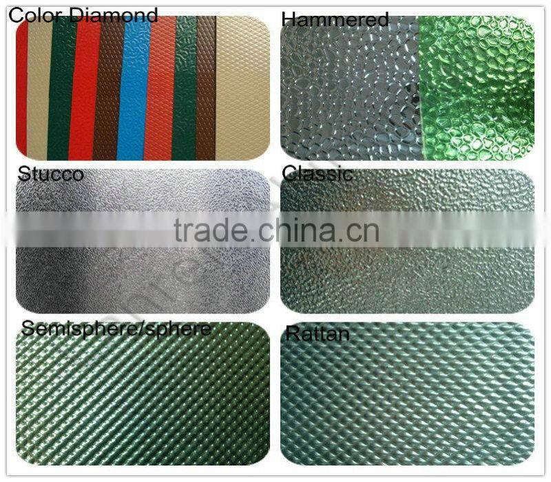 Alloy 1100 1050 3003 Aluminum Embossed Coil/Sheet Specifications