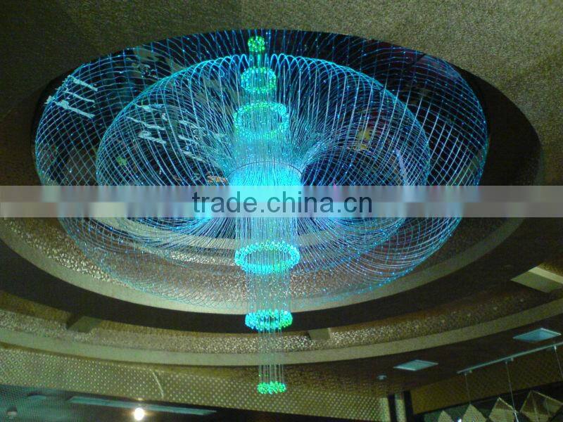 Waterfall curtain Decorative PMMA sparkle fiber optic lights