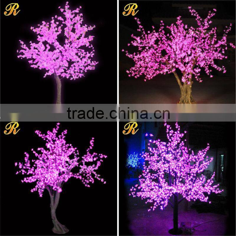 LED lighted cherry outdoor tree lights