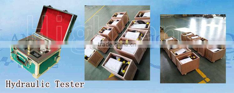 Portalbe and digital hydraulic valve tester for hydraulic repair factory