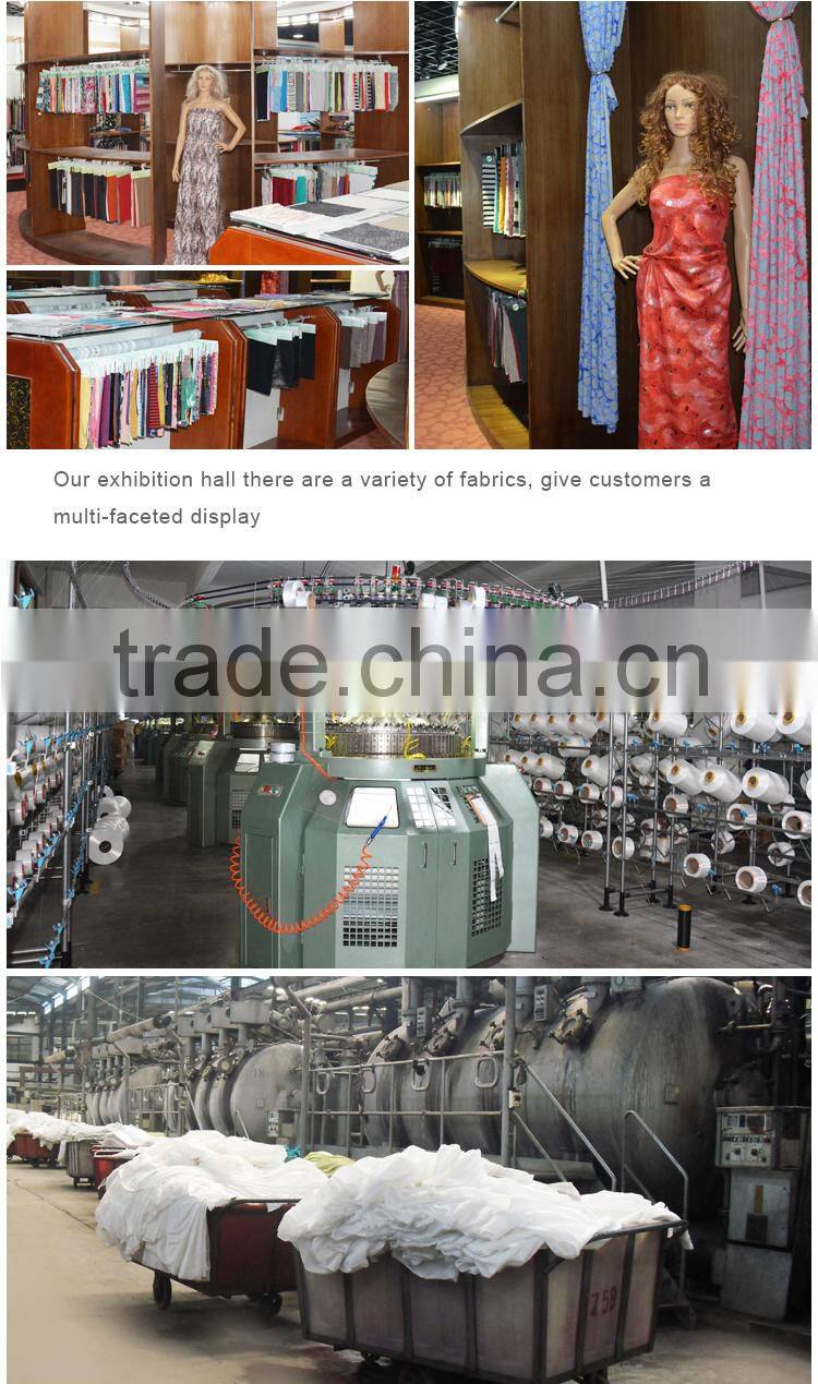 Jiufan 2015 Hot Sale Competitive Price Textile Printed Wool Peach 100% Polyester Woven Fabric