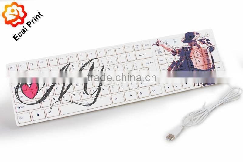2016 retail custom made sublimation keyboard mouse
