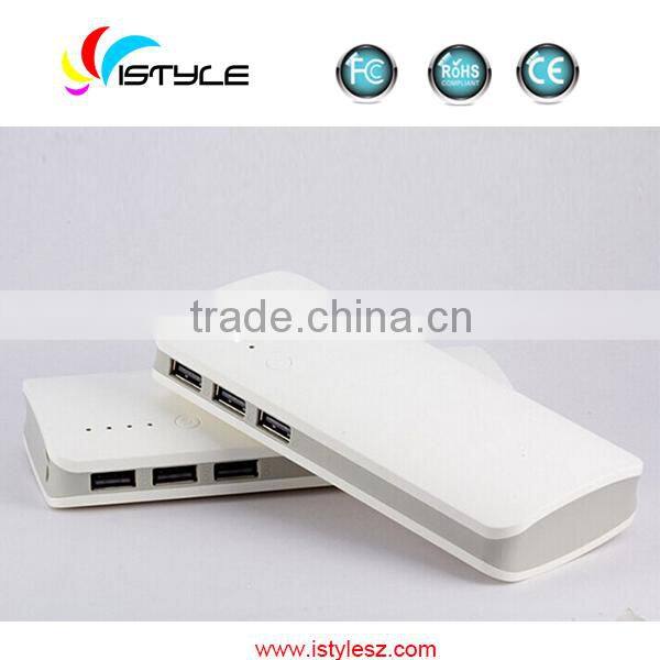 3 usb rechargeable power bank charger 10000mah
