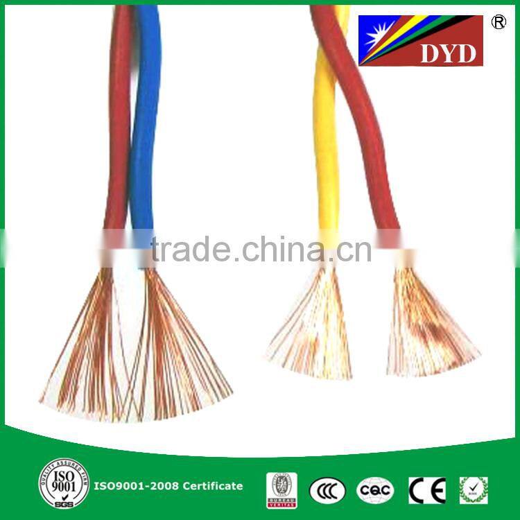 red&black red&blue twisted flexible connection electric wire/cable