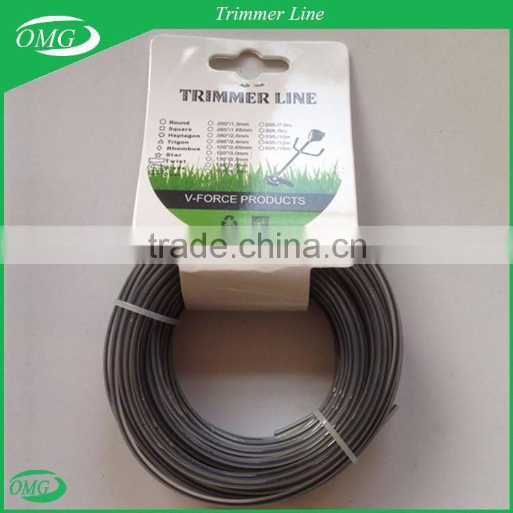 Professional Grade Dual Color Trimmer Line for Brush Cutter
