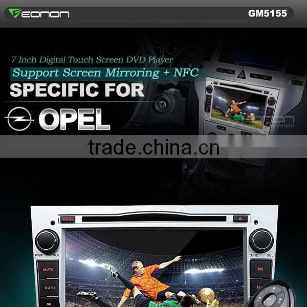 EONON GM5155 Sliver 7 Inch Digital Touch Screen Car DVD Player with Screen Mirroring Function& Built-in GPS For OPEL