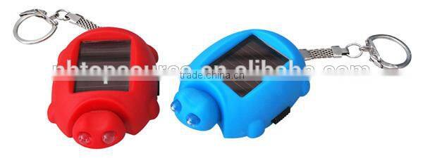 TE359 2 Led Solar Charger Ningbo Factory Direct Sale Car Shaped Flashlight