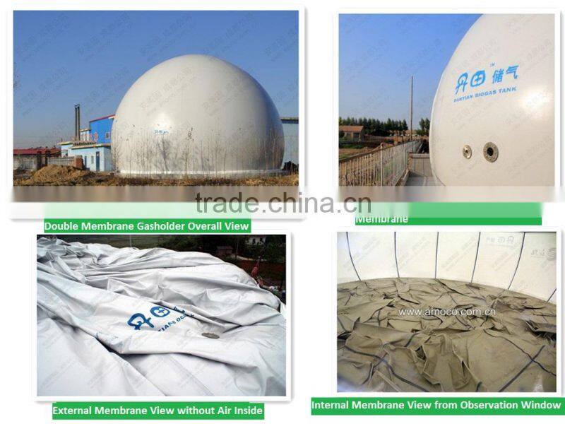 5000m3 Gas Storage Tank with Easy to install, repair and move, Aging resistance, Endure acid & alkali