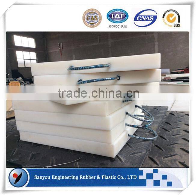 skid proof hdpe crane outrigger pad/crane support mat for crane/crane foot bearing support
