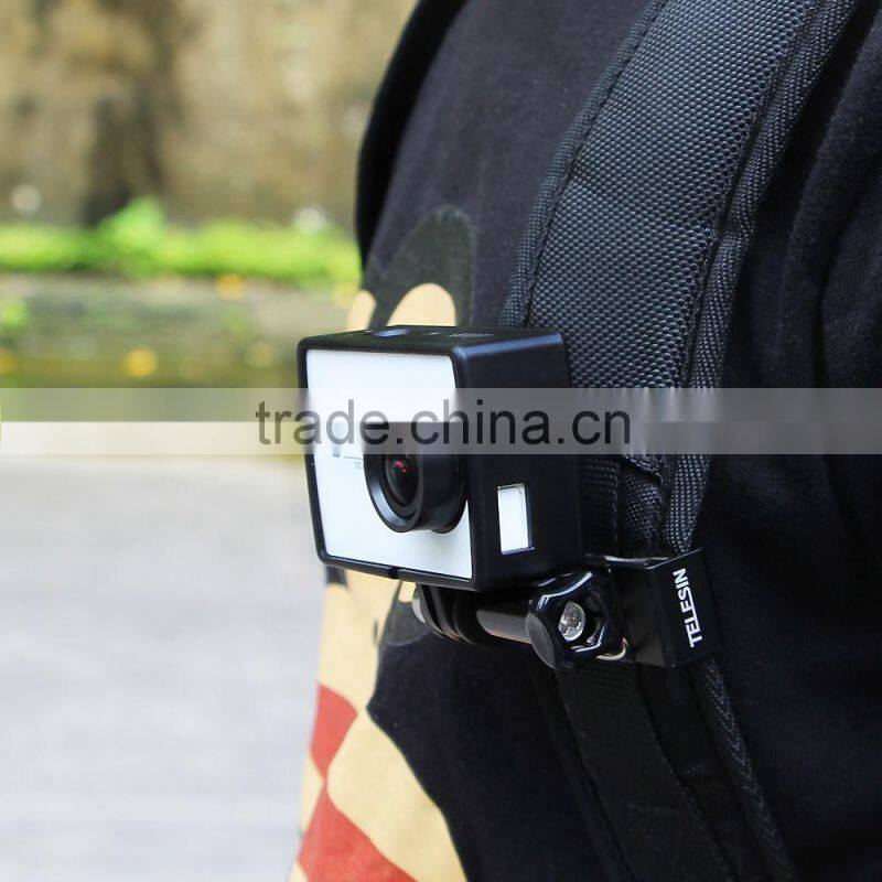 Multi funtional Aluminum Hat clip mount for Go Pro Hero3+/4, Go Pro Backpack clip mount system