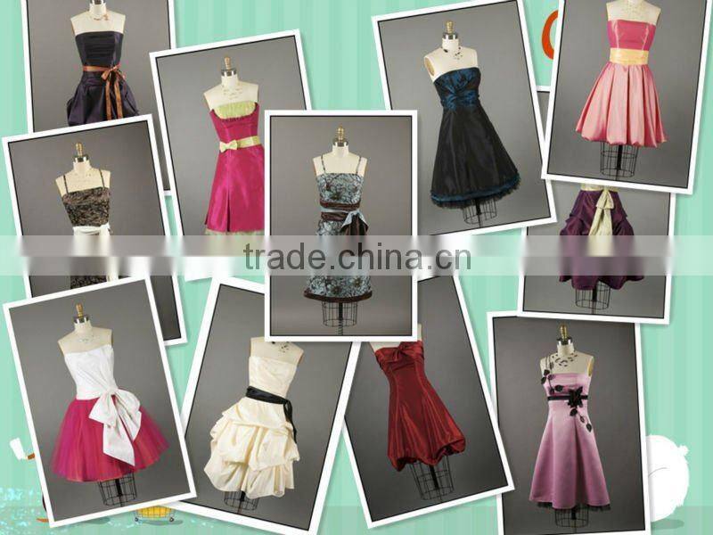 2013 Suzhou Career Dress Short One-shoulder Pleated Party Dress Evening Dress XYY-k47-10