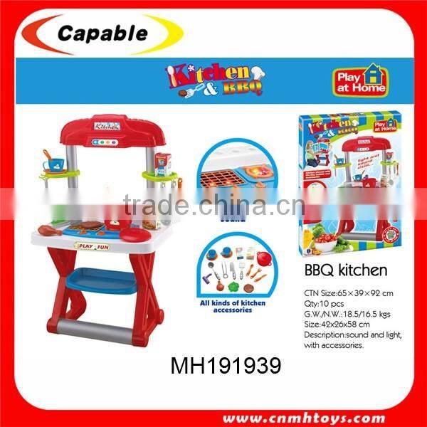 kitchen set toy plastic bbq tool set toy bbq