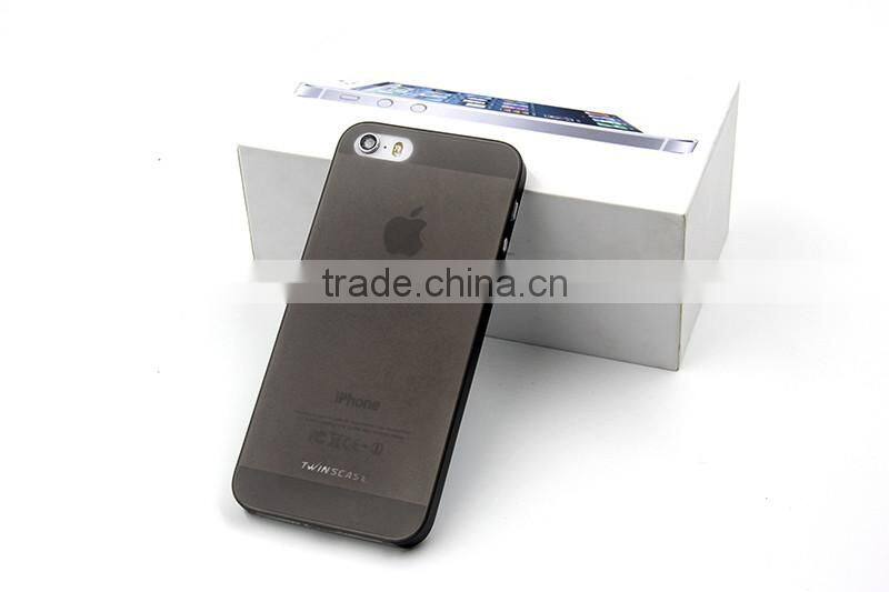 PP cell phone covers for iPhone SE with three sided design