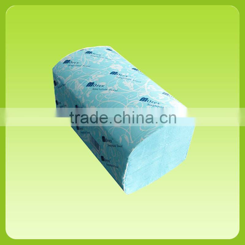 Single Fold Paper Towel, V Fold Hand Towel, Singal folded Towel Paper