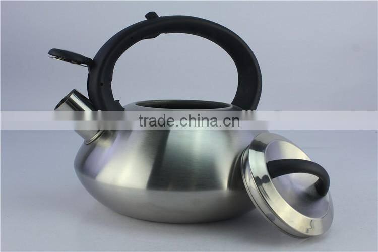 3.0 L nylon handle whistling non-electric stainless steel tea kettle