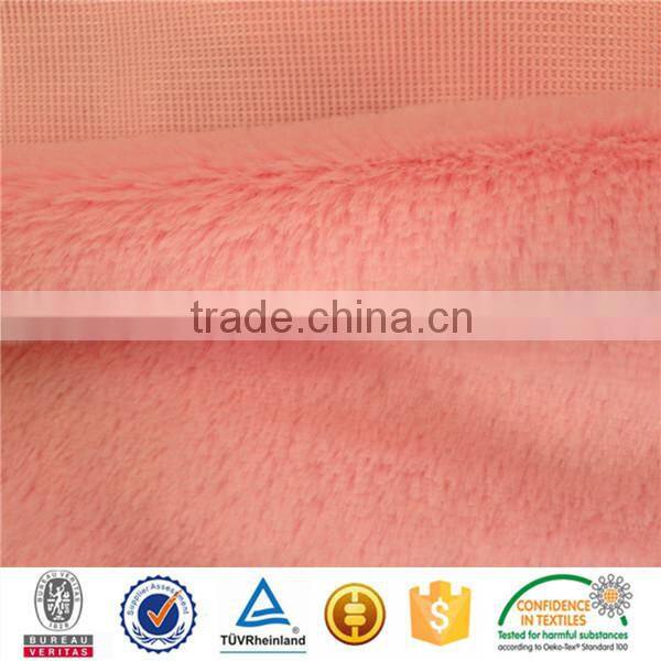 100%polyester carpet warp knit soft slip high-pile Plush Fabric For Making Soft Toys