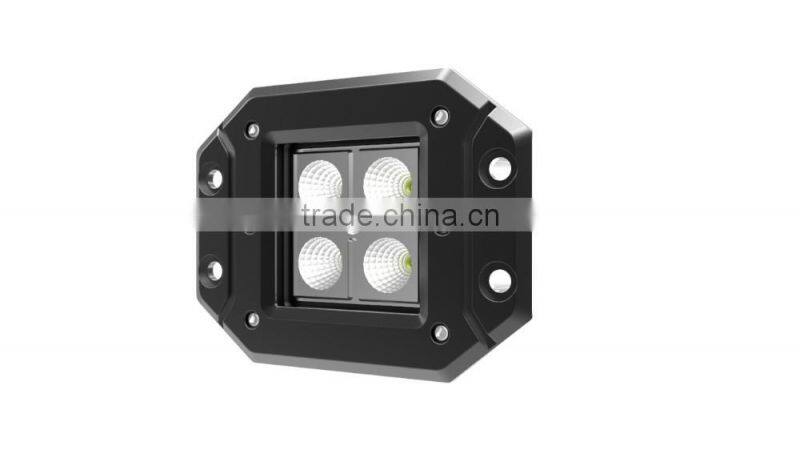 Factory direct offer auto lamp 4.8inch supper bright surface mount C ree 12W motorbike off road LED work lamp