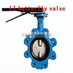 best price sea water cast iron NBR seat lug butterfly valve