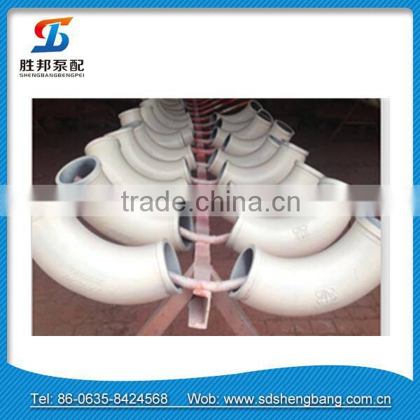 wear resisting truck mounted concrete pump elbow