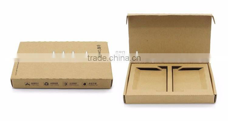 Pretty custom size natural brown square paper carton box