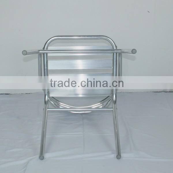0503outdoor garden aluminum good quality stackable dining table and chair set YC001 YT1