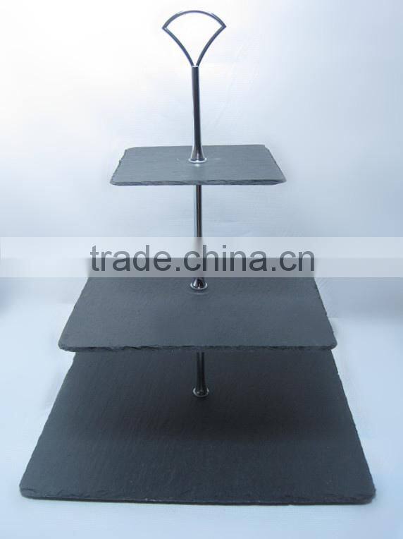 2016 slate cake plate wedding cake stand 3 tiered slate cake stands