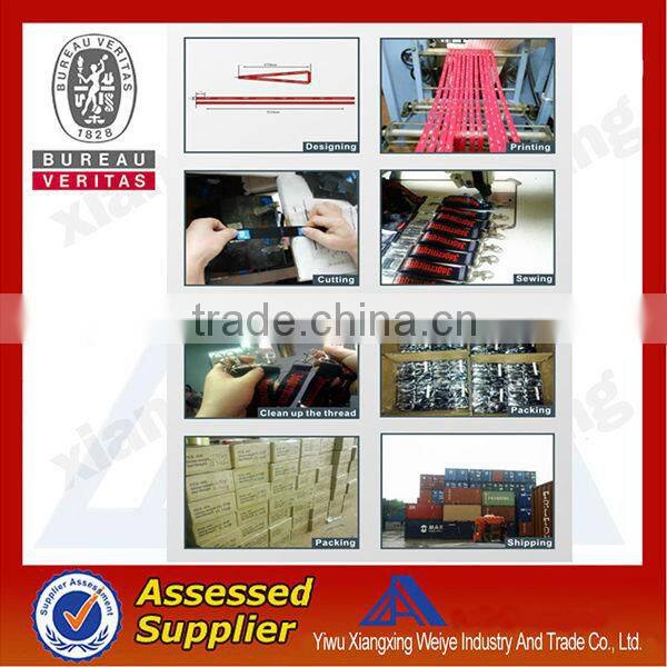 Fashion smoothly custom cheap nylon keychain holder lanyard made in china