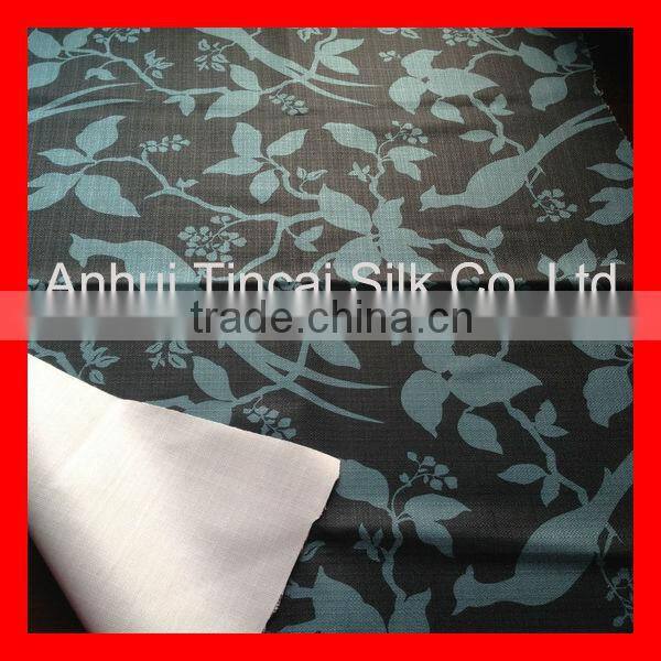 Printed Polyester Imitated Linen Sofa Fabric
