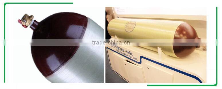 Type II Glass Fiber Composite Materials CNG Cylinder for Vehicle, 356mm/406mm Diameter