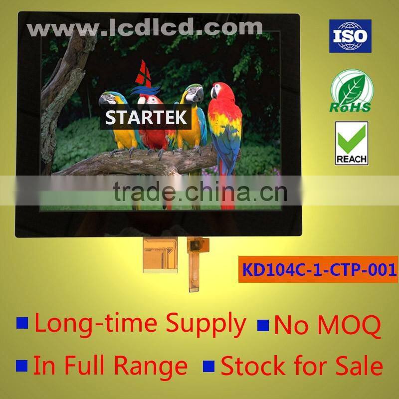10.4 inch 800*600,16/18/24 bit RGBinterface,TFT LCD high brightness with capacitive touch panel