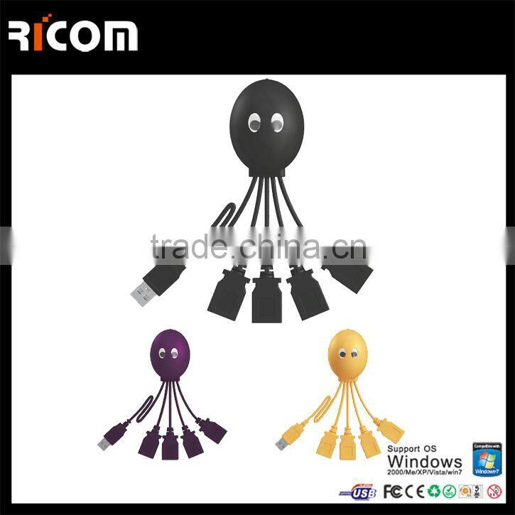 gift octopus shape usb hub